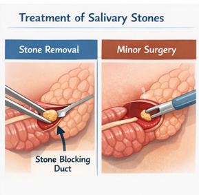 treatment of salivary gland stones